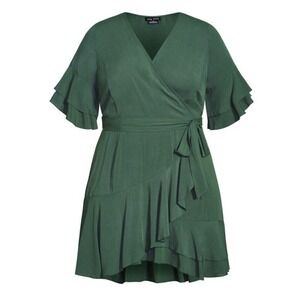 New! City Chic Fiesta Fun Maxi Dress Plus size Xxs- 12